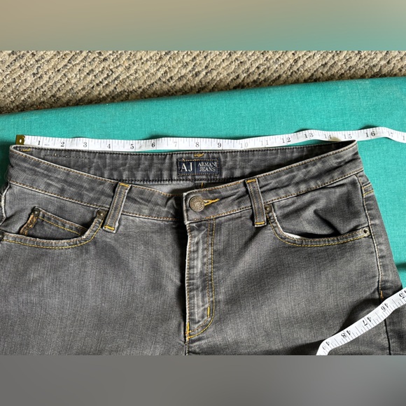 AJ ARMANI JEANS Women’s Size 30 Comfort Fit / Flared /Charcoal Gray Jeans. - Picture 9 of 9